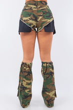 Load image into Gallery viewer, Short and Leg Warmer Set in Camo