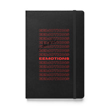 Load image into Gallery viewer, Signed EEMOTIONS Hardcover Notebook (Red)
