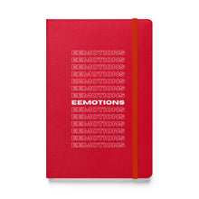 Load image into Gallery viewer, Signed EEMOTIONS Hardcover Notebook (White)