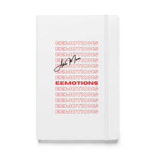 Load image into Gallery viewer, Signed EEMOTIONS Hardcover Notebook (Red)