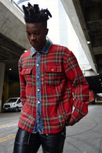 Load image into Gallery viewer, Flannel Shacket Red (Unisex)