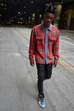 Load image into Gallery viewer, Flannel Shacket Red (Unisex)