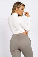 Load image into Gallery viewer, Perfect Mock Neck Crop Top