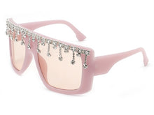 Load image into Gallery viewer, Oversize Square Rhinestone Sunglasses
