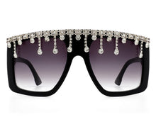 Load image into Gallery viewer, Oversize Square Rhinestone Sunglasses
