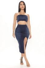 Load image into Gallery viewer, Miami Skirt Set in Dark Denim
