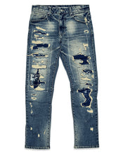 Load image into Gallery viewer, BORO REPAIR STRAIGHT DENIM
