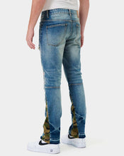 Load image into Gallery viewer, Heavy Rip &amp; Repair Slim Straight Denim
