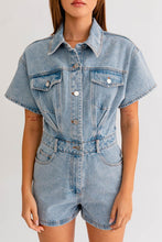 Load image into Gallery viewer, Denim Romper
