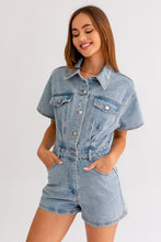 Load image into Gallery viewer, Denim Romper
