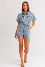 Load image into Gallery viewer, Denim Romper
