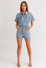 Load image into Gallery viewer, Denim Romper
