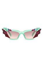 Load image into Gallery viewer, Geometric Irregular Cat Eye Fashion Sunglasses
