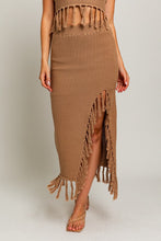 Load image into Gallery viewer, Tassel Midi Skirt
