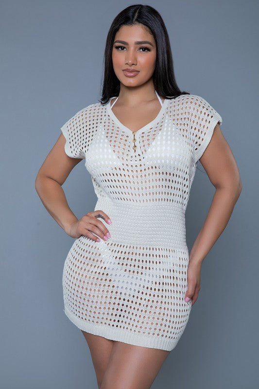 plus size crochet mini dress Sophie Crochet Mini Dress
