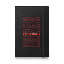 Load image into Gallery viewer, Signed EEMOTIONS Hardcover Notebook (Red)
