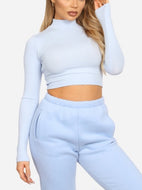 Perfect Mock Neck Crop Top