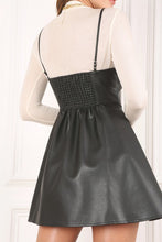 Load image into Gallery viewer, Leather Bustier Dress
